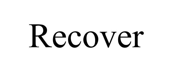 Trademark Logo RECOVER