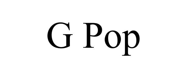 Trademark Logo G POP