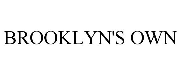 Trademark Logo BROOKLYN'S OWN