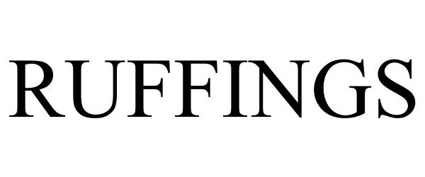 Trademark Logo RUFFINGS