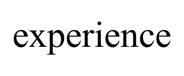 Trademark Logo EXPERIENCE