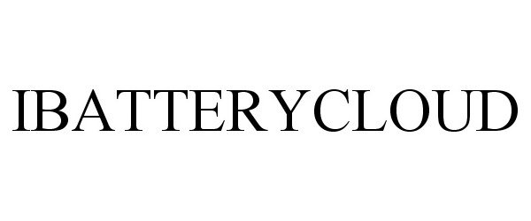 Trademark Logo IBATTERYCLOUD