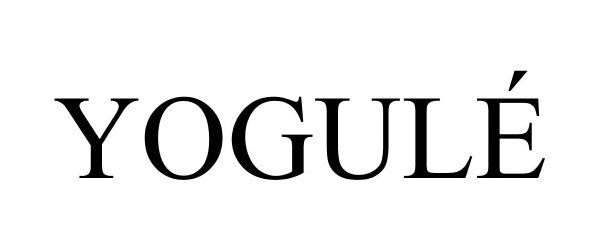 Trademark Logo YOGULÃ