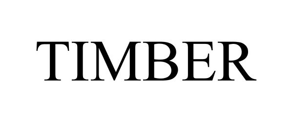 Trademark Logo TIMBER