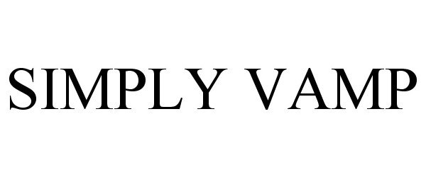 Trademark Logo SIMPLY VAMP