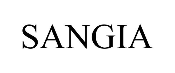 Trademark Logo SANGIA