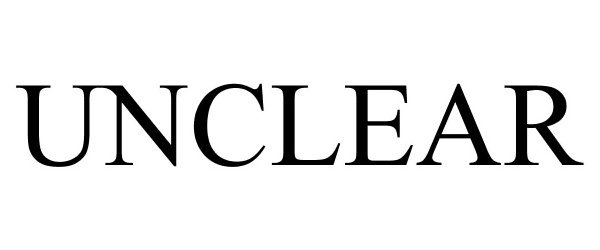 Trademark Logo UNCLEAR