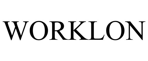Trademark Logo WORKLON