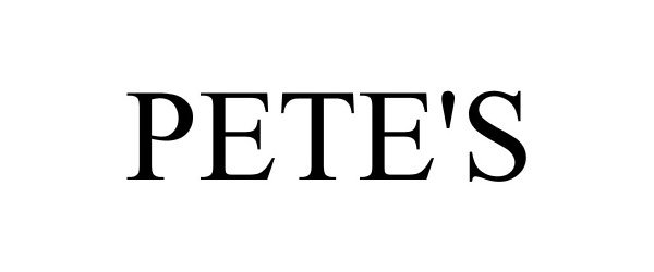  PETE'S