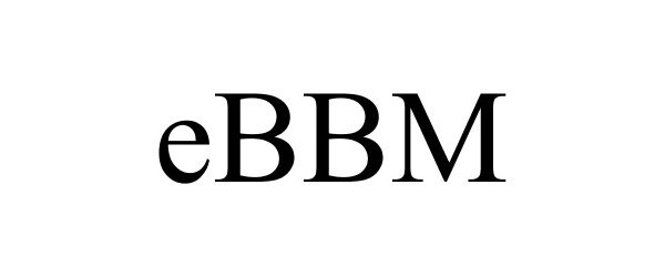 Trademark Logo EBBM