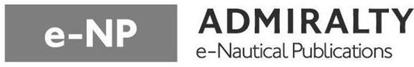 Trademark Logo E-NP ADMIRALTY E-NAUTICAL PUBLICATIONS