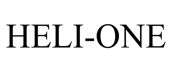 Trademark Logo HELI-ONE