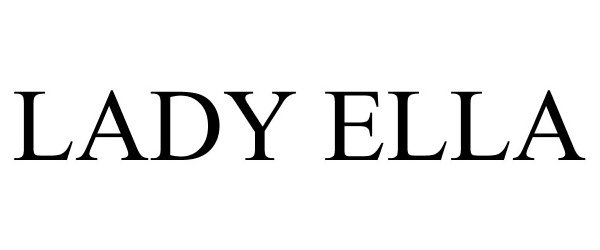 Trademark Logo LADY ELLA
