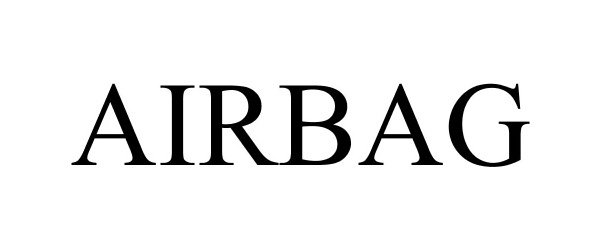 Trademark Logo AIRBAG