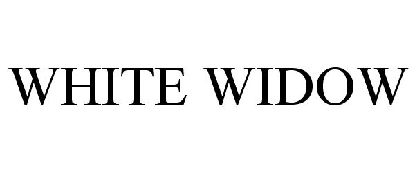 Trademark Logo WHITE WIDOW