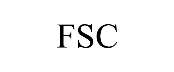 Trademark Logo FSC