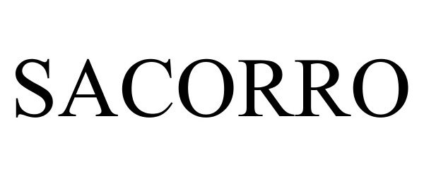 Trademark Logo SACORRO