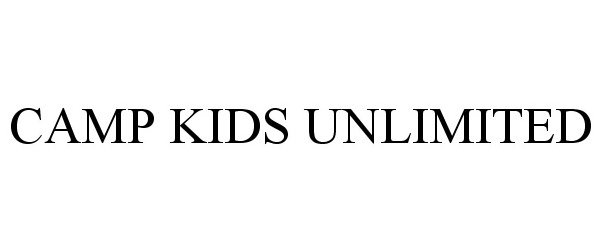  CAMP KIDS UNLIMITED