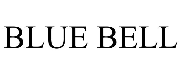 Trademark Logo BLUE BELL