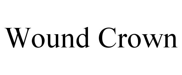 Trademark Logo WOUND CROWN