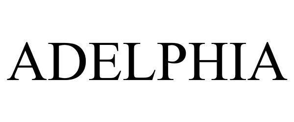 Trademark Logo ADELPHIA