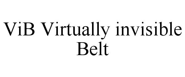  VIB VIRTUALLY INVISIBLE BELT