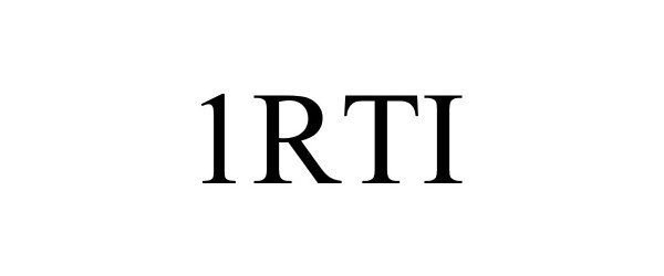 Trademark Logo 1RTI