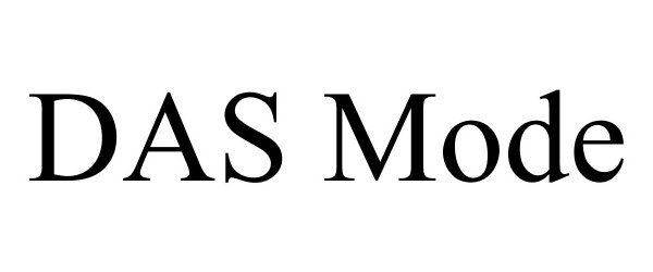 Trademark Logo DAS MODE