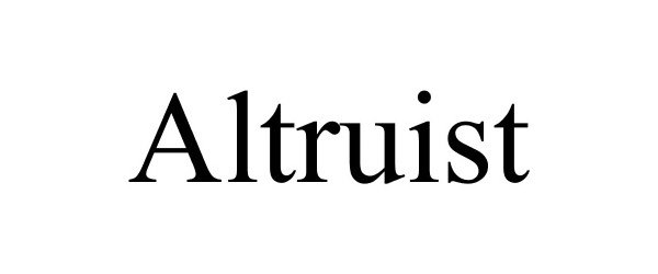 Trademark Logo ALTRUIST