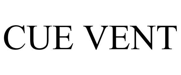 Trademark Logo CUE VENT