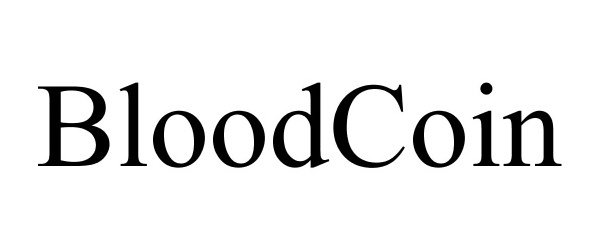 Trademark Logo BLOODCOIN