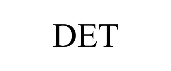 Trademark Logo DET