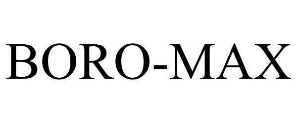 Trademark Logo BORO-MAX