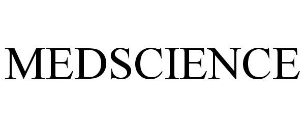 Trademark Logo MEDSCIENCE