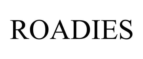 Trademark Logo ROADIES