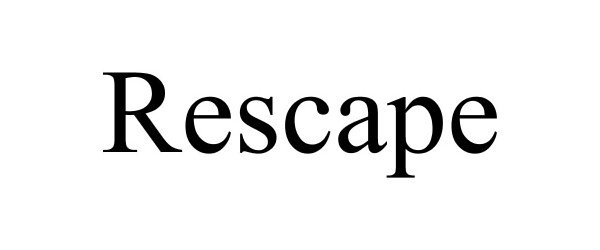 Trademark Logo RESCAPE