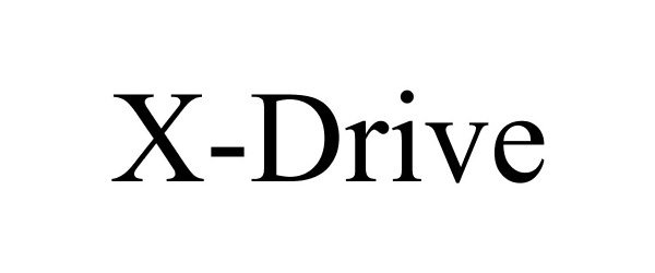 Trademark Logo X-DRIVE