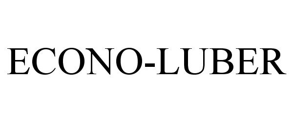 Trademark Logo ECONO-LUBER