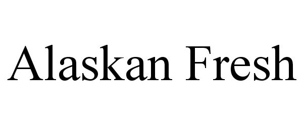 Trademark Logo ALASKAN FRESH