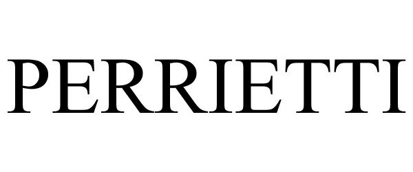 Trademark Logo PERRIETTI