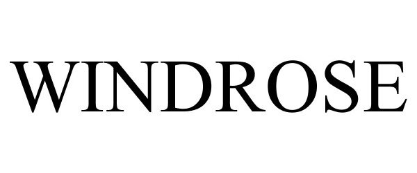 Trademark Logo WINDROSE