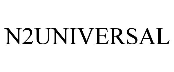 Trademark Logo N2UNIVERSAL