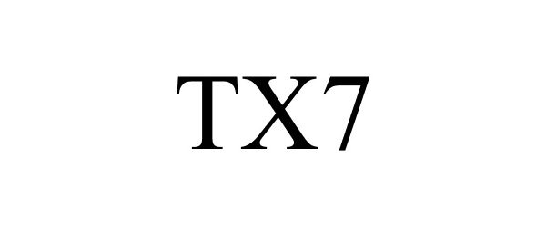 Trademark Logo TX7
