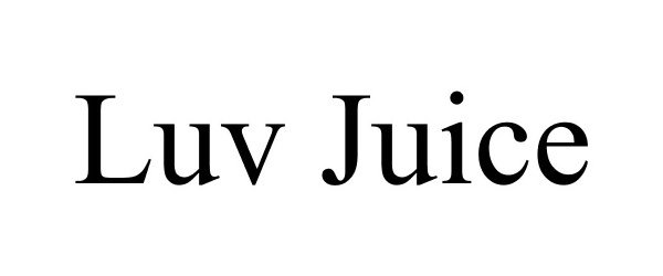Trademark Logo LUV JUICE