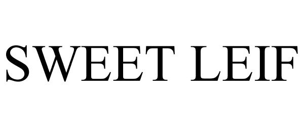 Trademark Logo SWEET LEIF