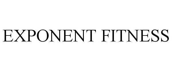  EXPONENT FITNESS