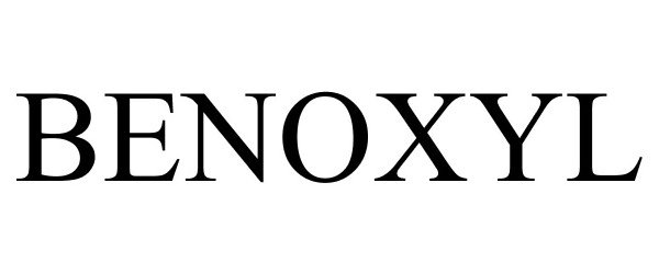 Trademark Logo BENOXYL