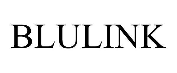 Trademark Logo BLULINK