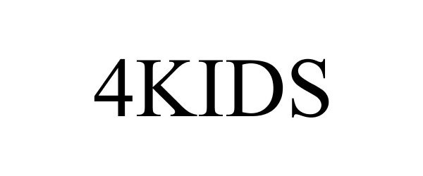 Trademark Logo 4KIDS