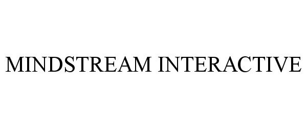 Trademark Logo MINDSTREAM INTERACTIVE